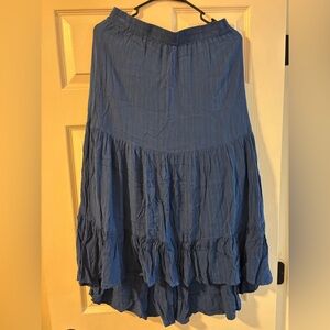 Idyllwind A-Line Blue Skirt